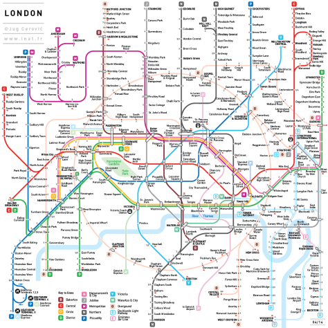 The NEW London Underground map